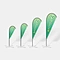 teardrop flags with pole